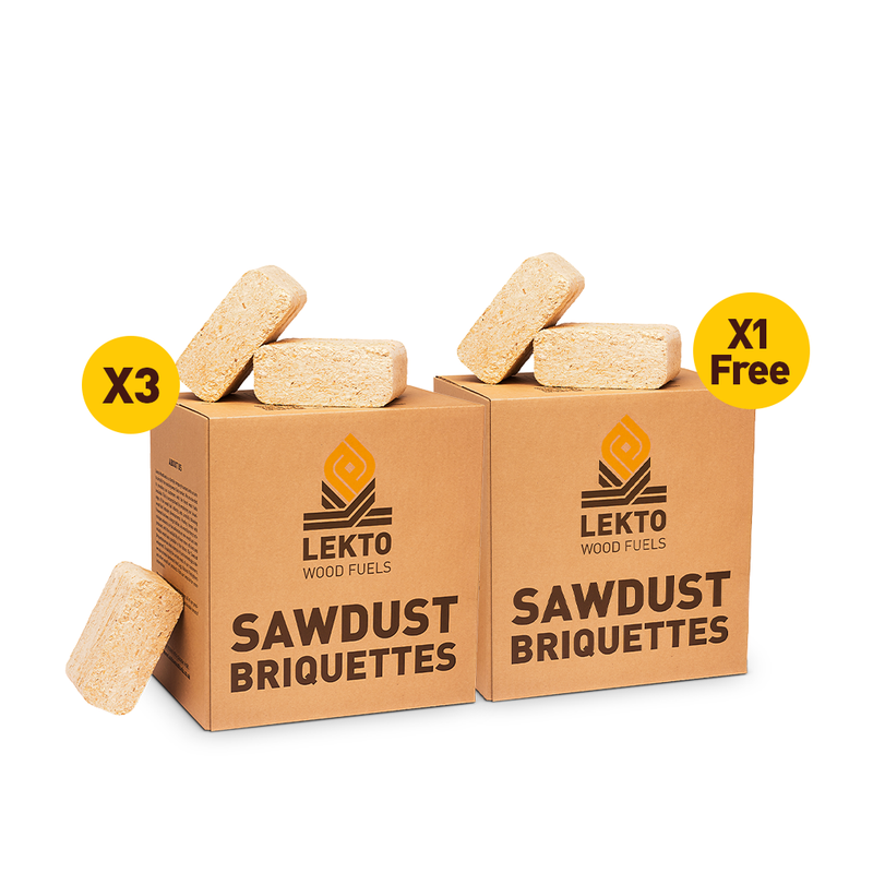 3+1 Sawdust Briquettes Special Deal
