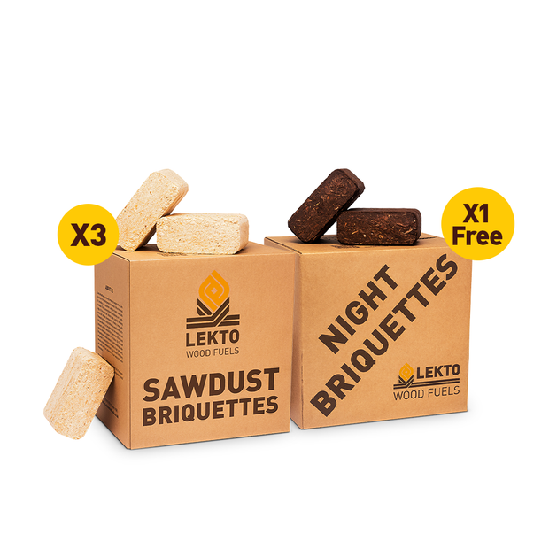 Sawdust + FREE Night Briquettes Deal