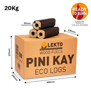 Pini Kay Eco Logs 4 x 20kg Mini Pack