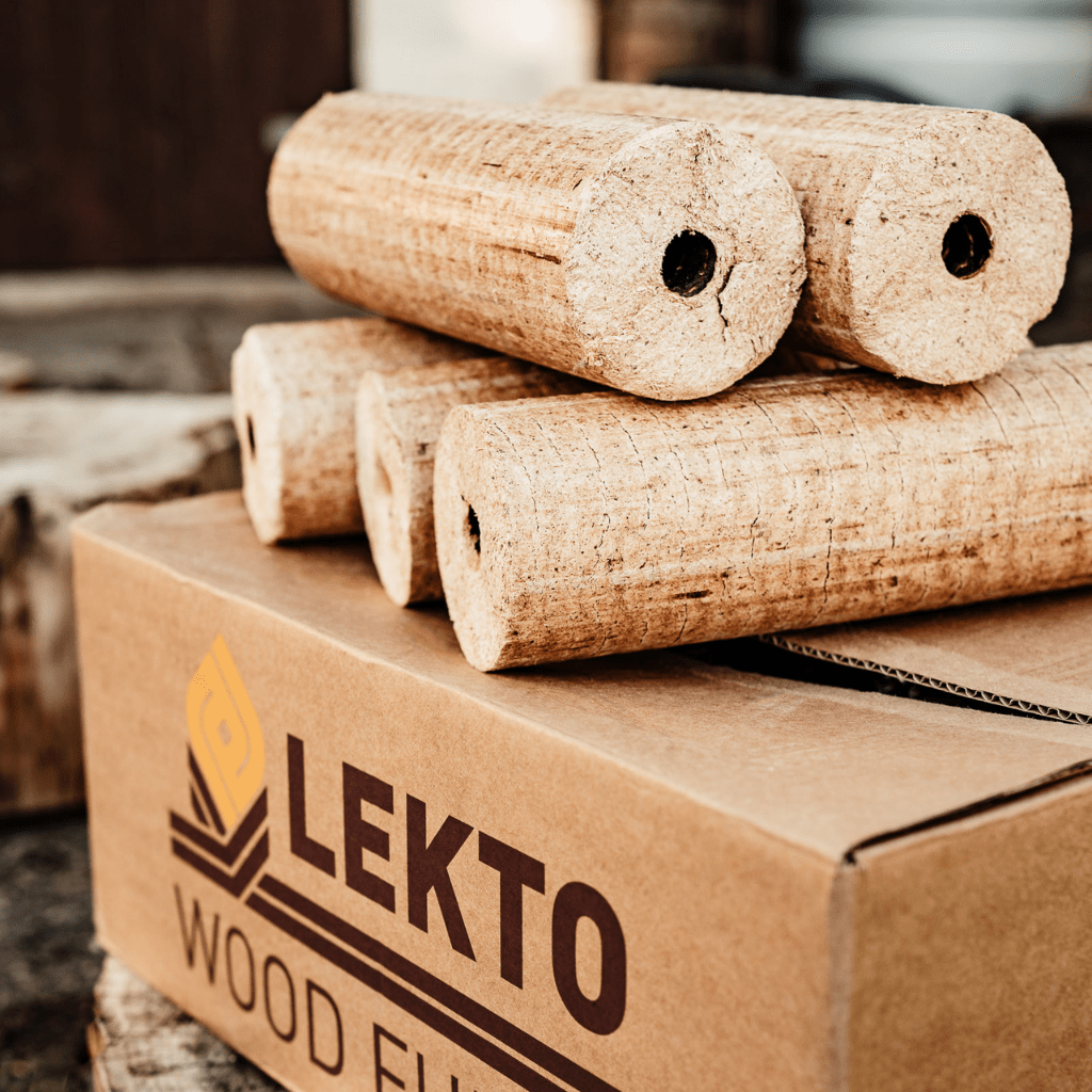 Hardwood Heat Logs Hottest Burning Wood Fuel Lekto Woodfuels